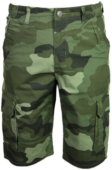 Kam Jeans 330 Cargoshorts Camo - Shorts - Grote Maten Korte Broeken Heren