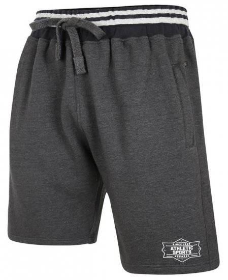 Kam Jeans 3301 Athletic Sports Jog Shorts Charcoal - Joggingbroeken & shorts - Joggingbroeken & Shorts Heren Grote Maten