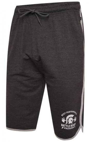 Kam Jeans 3308 Gym Jog Shorts Charcoal - Sportkleding & outdoor - Grote Maten Sportkleding Heren