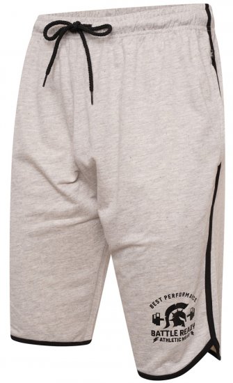 Kam Jeans 3308 Gym Jog Shorts Grey - Joggingbroeken & shorts - Joggingbroeken & Shorts Heren Grote Maten