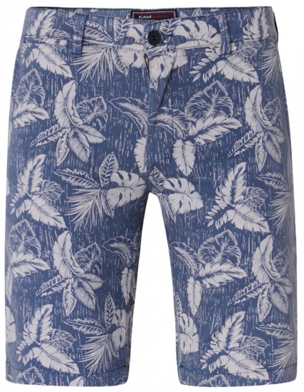 Kam Jeans 340 Dress Shorts Denim Blue - Shorts - Grote Maten Korte Broeken Heren