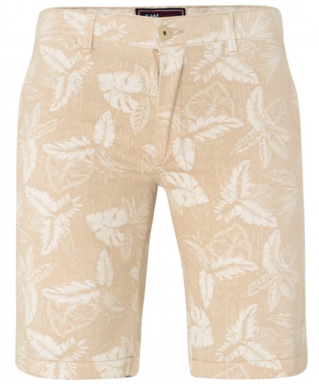 Kam Jeans 340 Dress Shorts Sand - Shorts - Grote Maten Korte Broeken Heren