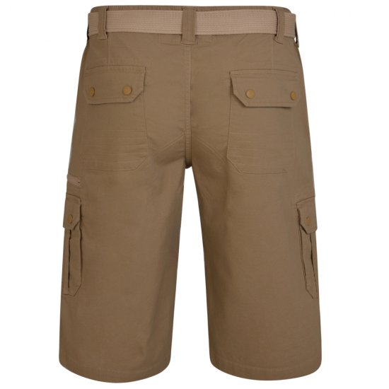 Kam Jeans 343 Cargoshorts Sand - Shorts - Grote Maten Korte Broeken Heren