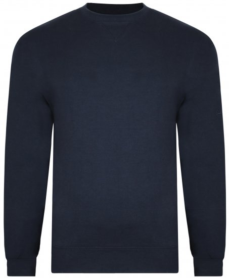Kam Jeans Sweatshirt Navy - Sweaters & hoodies - Sweaters & Hoodies Grote Maten Heren