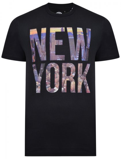 Kam Jeans 5257 T-shirt Navy - T-shirts - Grote Maten T-shirts Heren