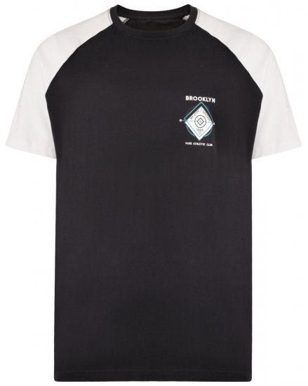 Kam Jeans 5304 T-shirt Navy - T-shirts - Grote Maten T-shirts Heren