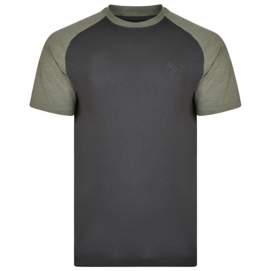 Kam Jeans 5314 Twin pack T-shirts Black/Navy - T-shirts - Grote Maten T-shirts Heren