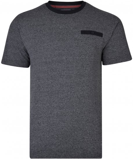 Kam Jeans 5325 T-shirt Navy - T-shirts - Grote Maten T-shirts Heren