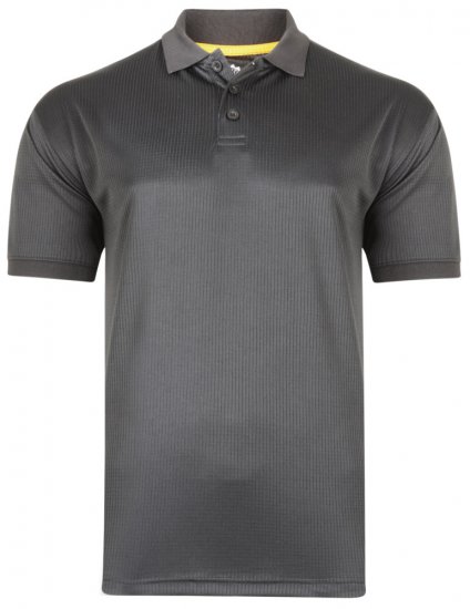 Kam Jeans Technical Lightweight Polo Black - Sportkleding & outdoor - Grote Maten Sportkleding Heren