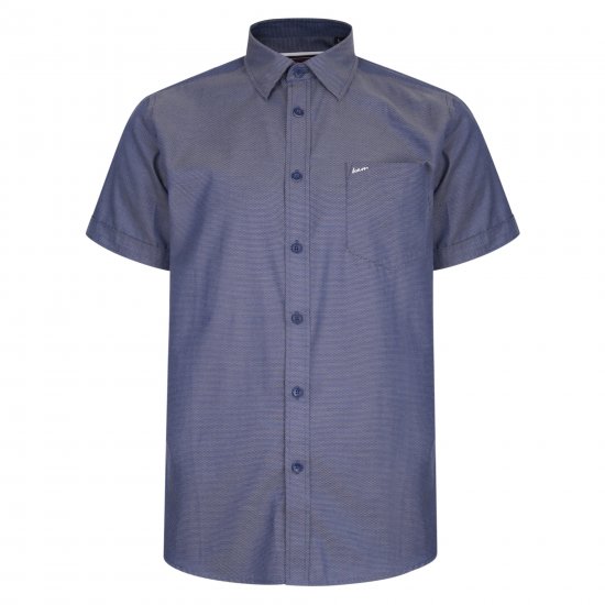 Kam Jeans 6203 Smart/Casual Shirt Indigo - Hemden - Overhemden Grote Maten Heren