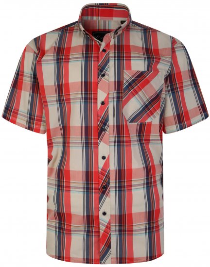 Kam Jeans 6255 Short sleeve Shirt Multi colour - Hemden - Overhemden Grote Maten Heren