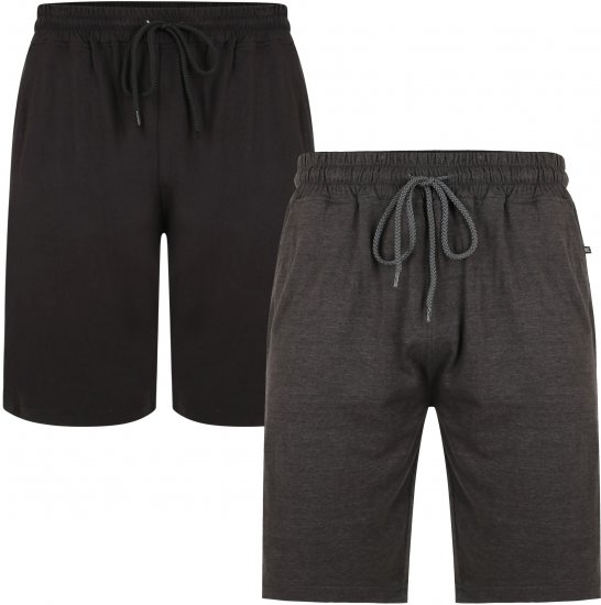Kam Jeans 885 Jersey Shorts Twin Pack - Joggingbroeken & shorts - Joggingbroeken & Shorts Heren Grote Maten