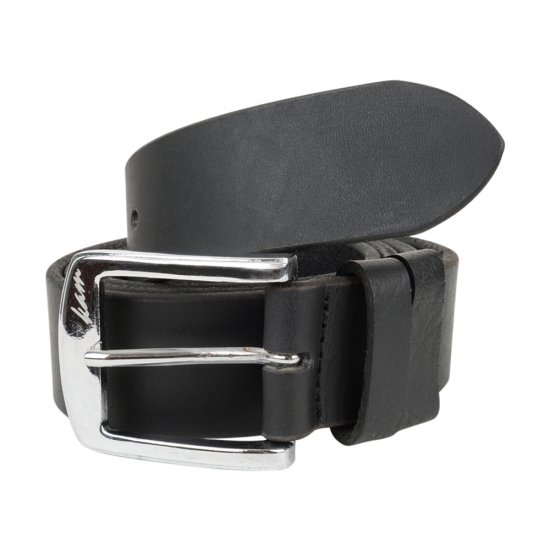 Kam 922 Jeans belt Genuine leather Black, 4cm - Riemen - Grote Maten Heren Riemen