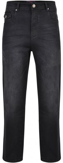 Kam Jeans Alonso Black Used - Jeans & broeken - Jeans & Broeken Grote Maten Heren
