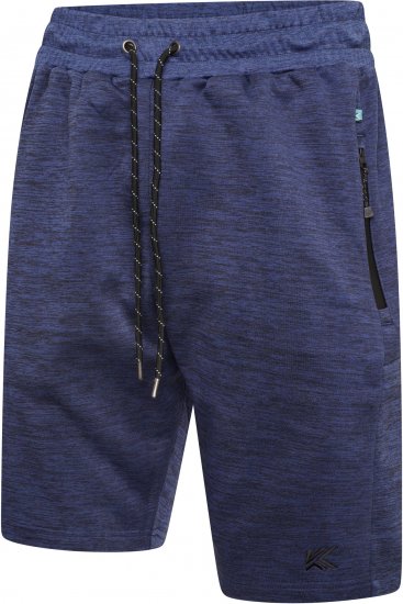 Kam Jeans AP005 Active Performance Marl Shorts Indigo - Joggingbroeken & Shorts - Joggingbroeken & Shorts Heren Grote Maten