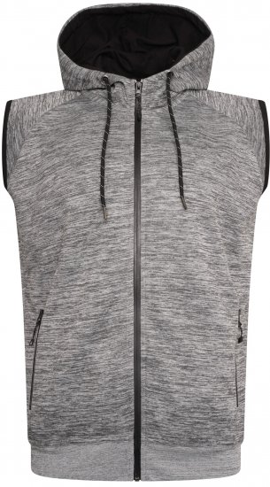 Kam Jeans AP007 Active Performance Sleeveless Hoody Grey - Sweaters & hoodies - Sweaters & Hoodies Grote Maten Heren