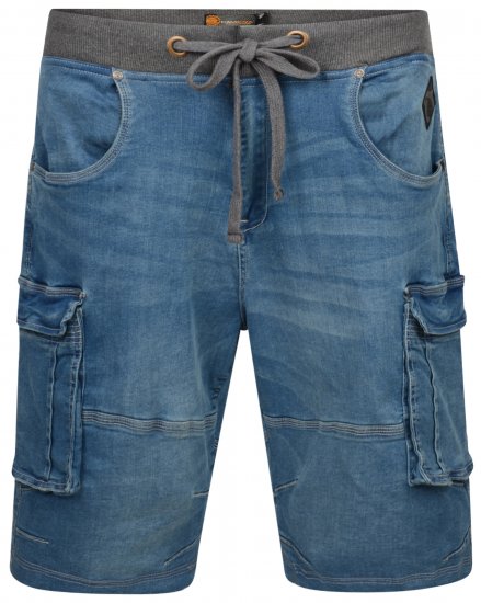 Kam Jeans Dito Denim Shorts Light Used - Shorts - Grote Maten Korte Broeken Heren