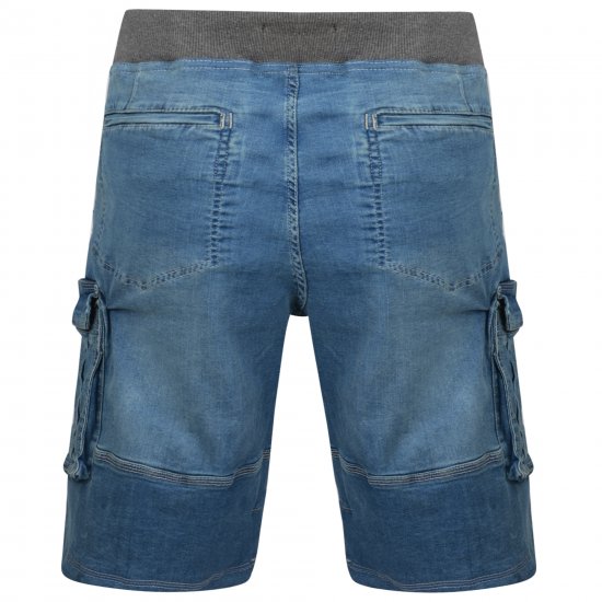 Kam Jeans Dito Denim Shorts Light Used - Shorts - Grote Maten Korte Broeken Heren
