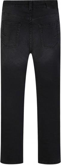 Kam Jeans Nunez Knitted Denim Stretch Fashion Jeans Charcoal - Jeans & broeken - Jeans & Broeken Grote Maten Heren