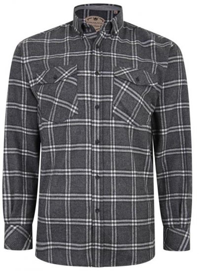 Kam Jeans P682 Flannel Shirt - Hemden - Overhemden Grote Maten Heren