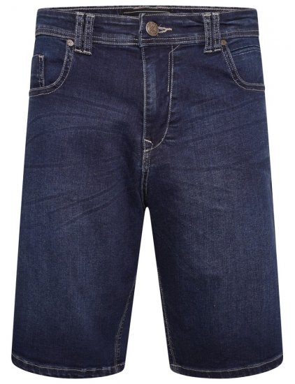Kam Jeans Vigo2 Jeans Shorts Dark Used - Shorts - Grote Maten Korte Broeken Heren