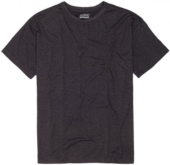 Adamo Kevin Regular fit T-shirt Charcoal - T-shirts - Grote Maten T-shirts Heren