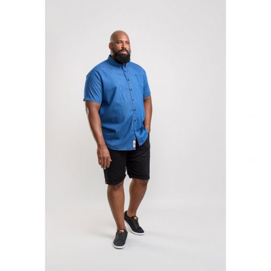 D555 Arnold Denim Shirt - Hemden - Overhemden Grote Maten Heren