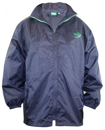 D555 Zac "Packaway" Rain Jacket Navy - Sportkleding & outdoor - Grote Maten Sportkleding Heren