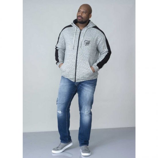D555 Ronnie Full zip Hoodie - Sweaters & hoodies - Sweaters & Hoodies Grote Maten Heren