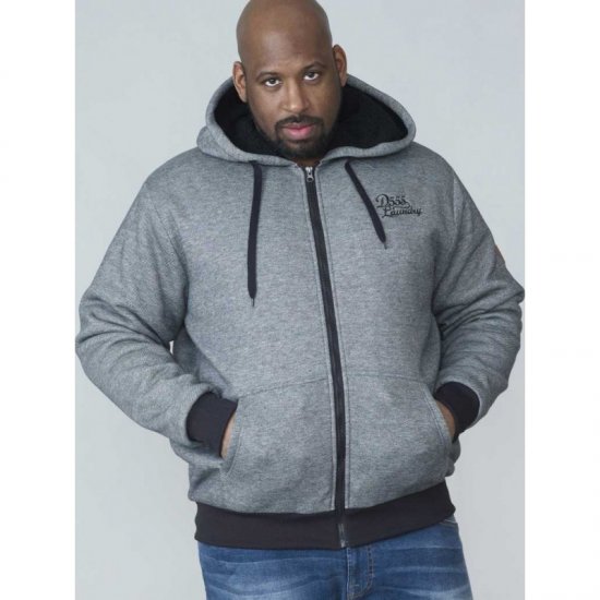 D555 William Sherpa Lined Hoodie - Sweaters & hoodies - Sweaters & Hoodies Grote Maten Heren