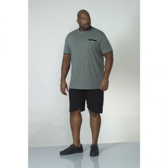 D555 Nelly T-shirt Khaki - T-shirts - Grote Maten T-shirts Heren