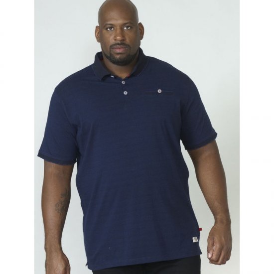 D555 Jerell Polo Navy - Polo shirts - Grote Maten Poloshirts Heren