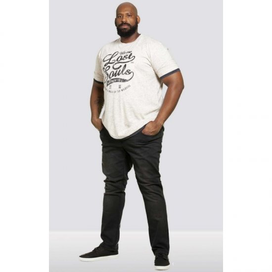 D555 Maiden T-shirt Off White - T-shirts - Grote Maten T-shirts Heren