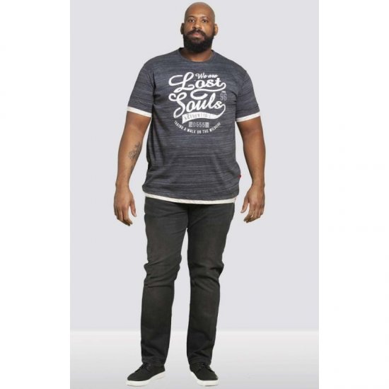 D555 Maiden T-shirt Black - T-shirts - Grote Maten T-shirts Heren