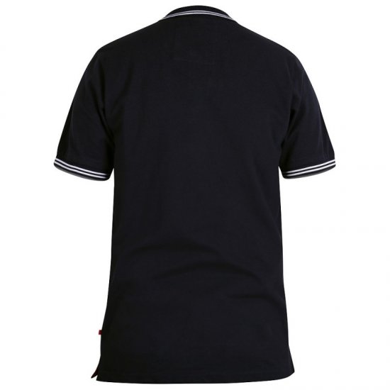 D555 Bartley Polo Dark Navy - Polo shirts - Grote Maten Poloshirts Heren
