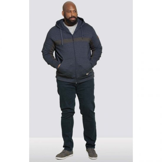 D555 Louisiana Hoodie Navy - Sweaters & hoodies - Sweaters & Hoodies Grote Maten Heren