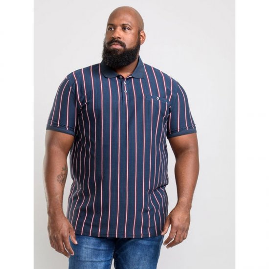 D555 Martel Polo Navy - Polo shirts - Grote Maten Poloshirts Heren