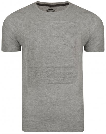 Slazenger Kurtis T-shirt Grey - T-shirts - Grote Maten T-shirts Heren