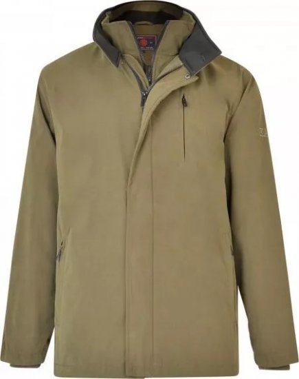 Kam Jeans KV111 Smart Casual Jacket Khaki - Jassen - Grote Maten Herenjassen