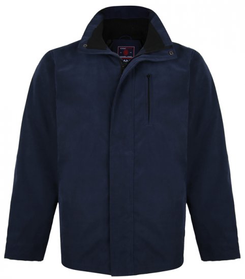 Kam Jeans KV111 Smart Casual Jacket Navy - Jassen - Grote Maten Herenjassen
