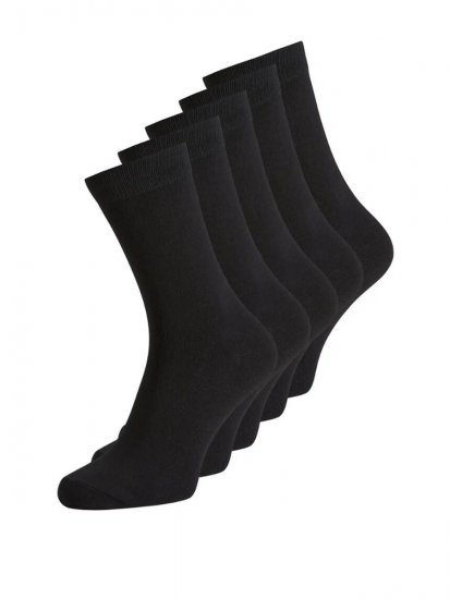Jack & Jones Jens Sokken Zwart 5-pack - Ondergoed & zwem - Grote Maten Ondergoed Heren