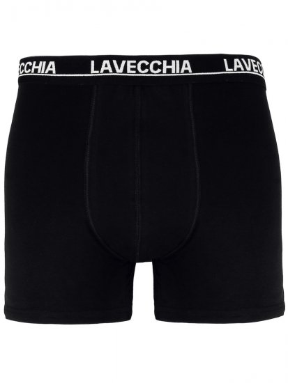 Lavecchia 1020 Boxershorts 3-pack Black - Ondergoed & zwem - Grote Maten Ondergoed Heren