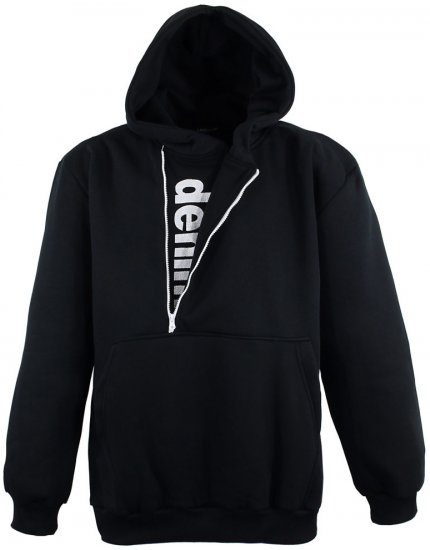 Lavecchia 214 Half-zip Hoodie Black - Sweaters & hoodies - Sweaters & Hoodies Grote Maten Heren