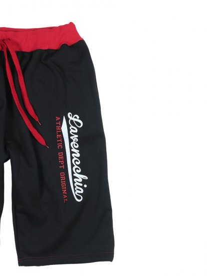Lavecchia 2017 Sweatshorts Black/Red - Joggingbroeken & shorts - Joggingbroeken & Shorts Heren Grote Maten