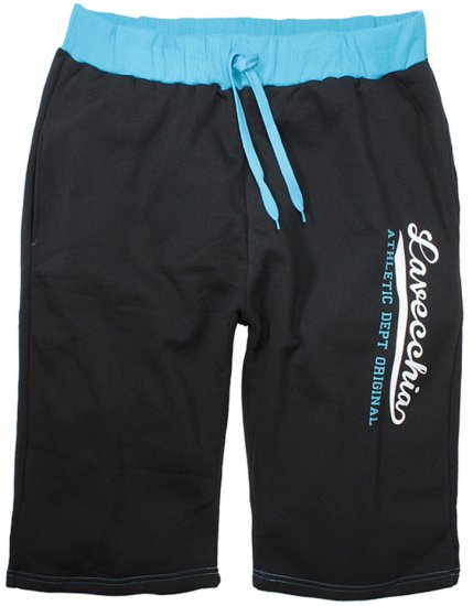Lavecchia 2017 Sweatshorts Black/Turquoise - Joggingbroeken & shorts - Joggingbroeken & Shorts Heren Grote Maten