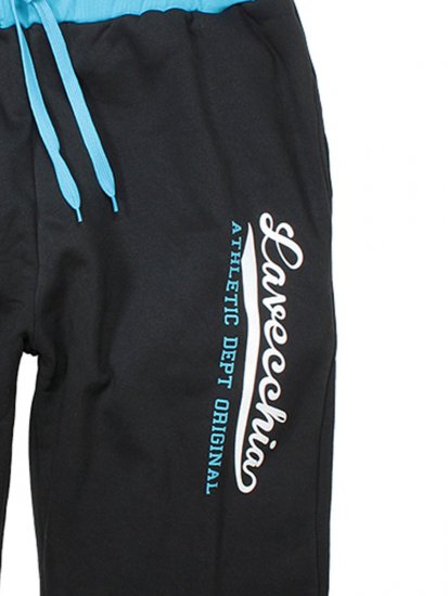 Lavecchia 2017 Sweatshorts Black/Turquoise - Joggingbroeken & shorts - Joggingbroeken & Shorts Heren Grote Maten