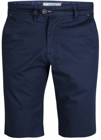 D555 Lopez Stretch Shorts Navy - Shorts - Grote Maten Korte Broeken Heren