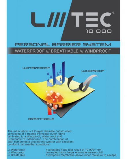 Leo Instow Breathable Executive Cargo Rain pants Hi-Vis Yellow - Werkkleding - Werkkleding Grote Maten Heren