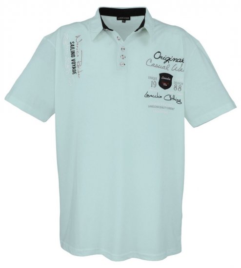 Lavecchia 610 T-shirt met kraag Mint - Polo shirts - Grote Maten Poloshirts Heren
