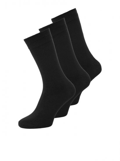 Jack & Jones Basic Bamboesokken Zwart 3-pack - Ondergoed & zwem - Grote Maten Ondergoed Heren